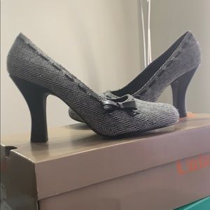Retro Diva Heels black/gray